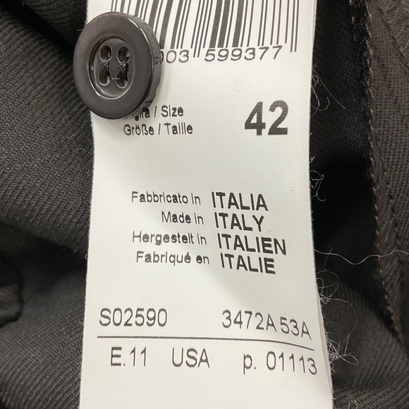 PESERICO DARK GREEN MONILI BEAD EMBELLISHED WOOL JUMPSUIT - Picture 5 of 5